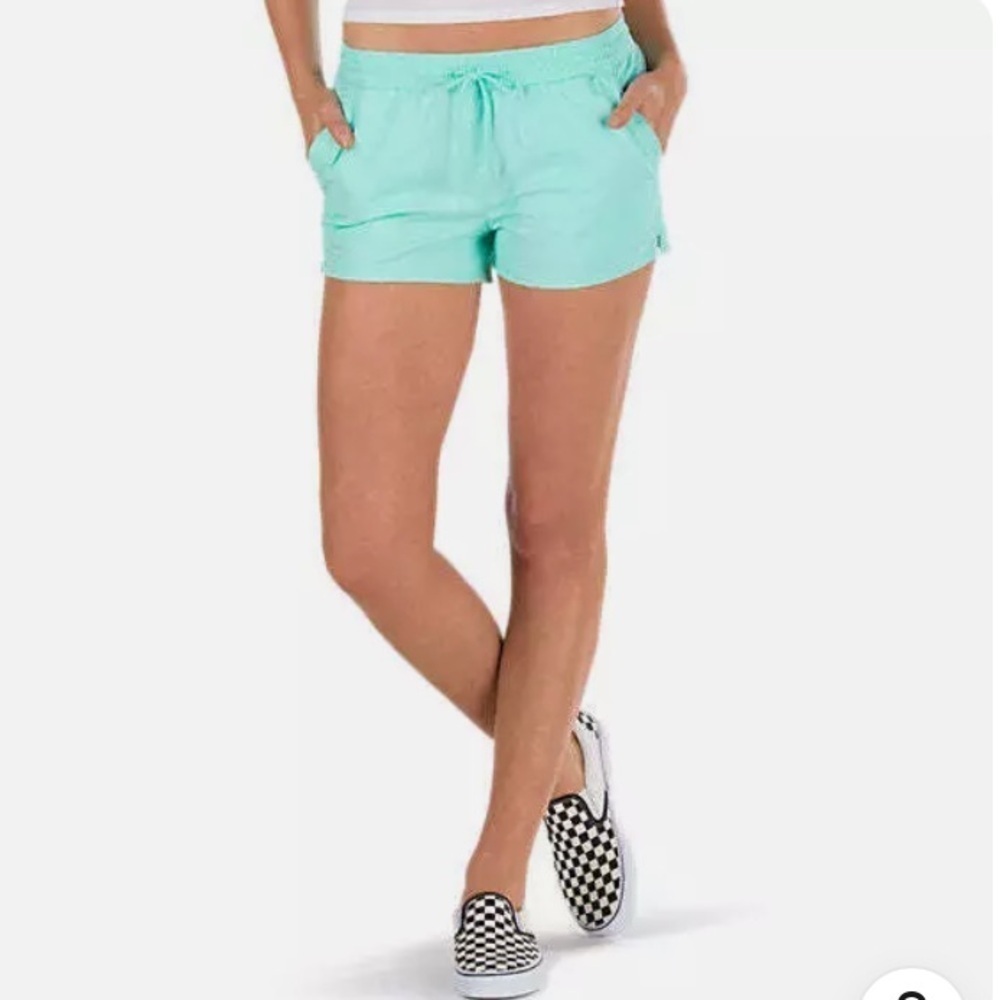 Vans Juniors Drawstring Elastic Waist Shorts Size S